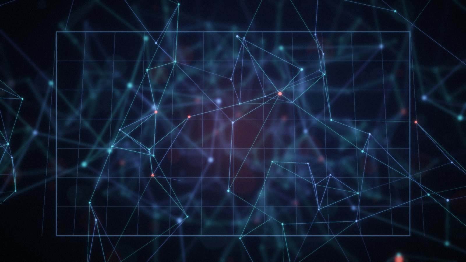 Glowing network of connected nodes inside a frame, illustrating lateral movement after the BeyondTrust zero-day